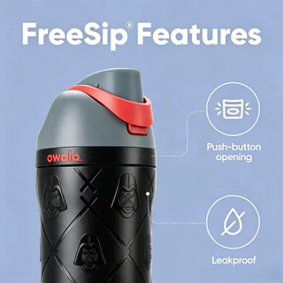 [ของแท้ 100%] Owala x Star Wars รุ่น Limited Edition Freesip ขนาด24oz แก้วน้ำสแตนเลส 304 กันรั่ว พร้อมหลอดดูด