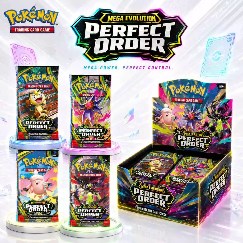 โปเกมอน Mega Evolution Ultimate Set ซองสุ่มการ์ดโปเกมอน ลุ้นการ์ดลิมิเต็ดหายาก สำหรับนักสะสมตัวจริง