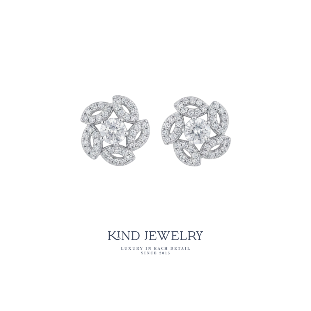 Kind Jewelry ต่างหูดอกไม้ Hana Grace  Earrings