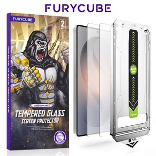 【2PCS】Furycube ฟิล์มกระจก รุ่น สำหรับ Samsung Galaxy S24 S25 S26 PLUS Ultra กันรอยกันแตก ครอบคลุมหน้าจอเต็ม ไม่มีขอบดำ