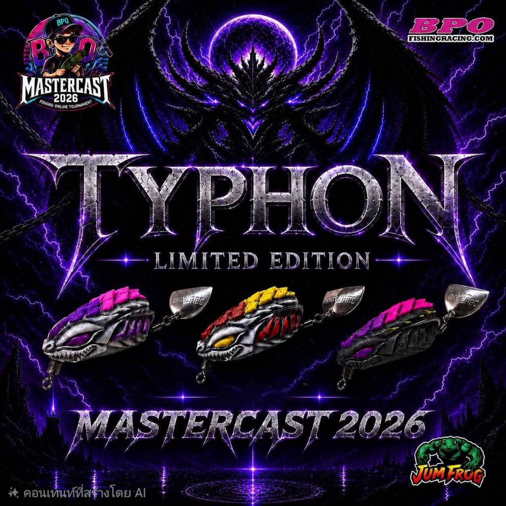 กบยางไทฟ่อน กบยางtyphon ลิมิเต็ด TYPHON ไทฟ่อน สำหรับกิจกรรม BPO master cast 2026