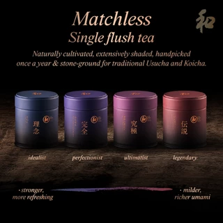 Peace 和 Matchless Single Flush Matcha | ผงชาเขียวมัทฉะ 100% เก็บเกี่ยวครั้งเดียว