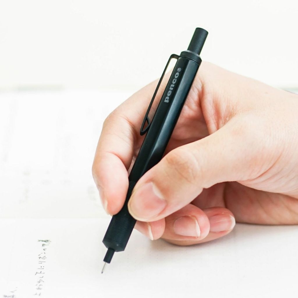 Penco Drafting Writer ดินสอกด 0.5 มม. ทรงหกเหลี่ยม อลูมิเนียม ดินสอเขียนแบบพกพา งานญี่ปุ่น เครื่องเขียนสถาปนิก