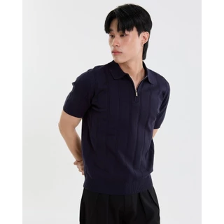 REEVE HARLOW ZIP POLO เสื้อโปโลถัก ผ้า Knit