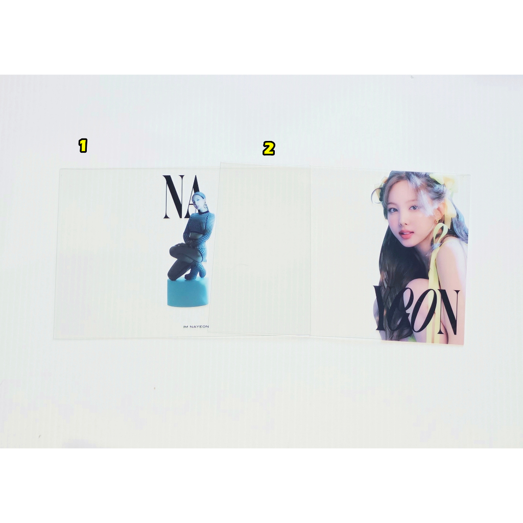 การ์ด Clear Postcard ของแท้จาก CD อัลบั้ม NAYEON ( TWICE ) - IM NAYEON Album ของแท้ พร้อมส่ง Kpop Ca