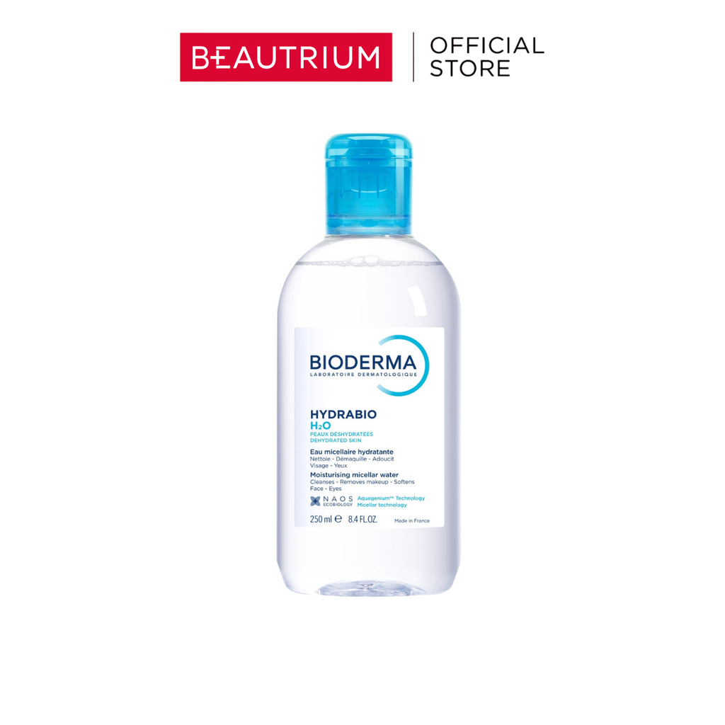 BIODERMA Hydrabio H2O Micellar Water Cleansing Makeup Remover ล้างเครื่องสำอาง 250ml