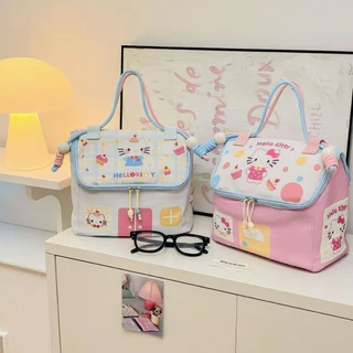 กระเป๋าเครื่องสำอาง พกพา รูปแบบการ์ตูน สีสันน่ารัก ความจุใหญ่ อเนกประสงค์ กันน้ำ