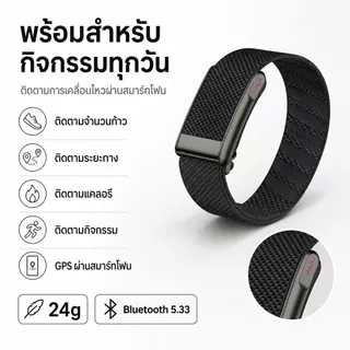 LoopLifeFitnessTracker ECG+PPG SpO2 กีฬาสร้อยข้อมือสมาร์ทHeart Rate เครื่องวัดความดันโลหิต Pedometer Smartwatch Band