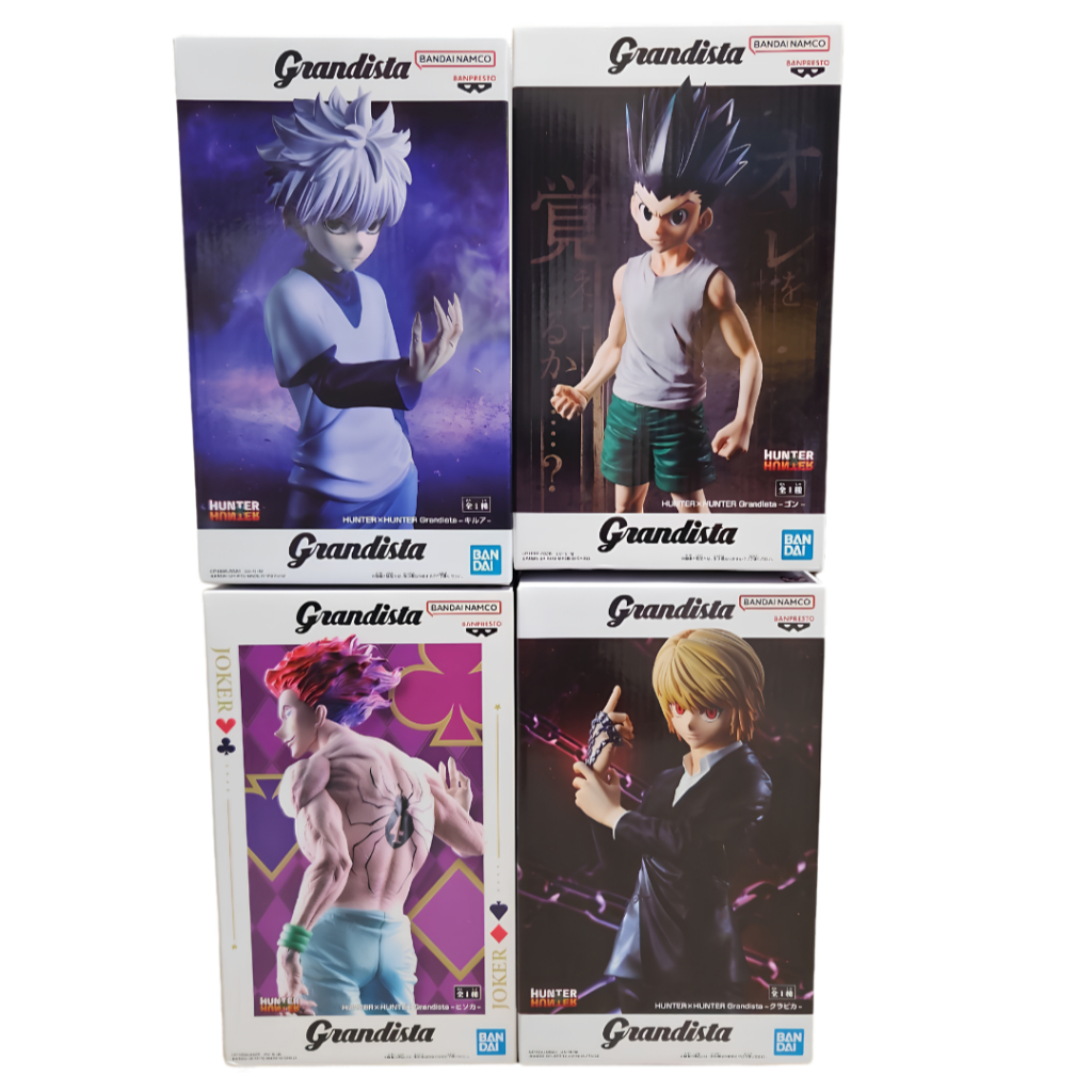 Banpresto HUNTER×HUNTER Grandista Hisoka Kurapika Killua Gon Figure Japan Chrollo Netero Meruem