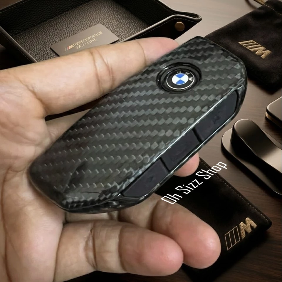 เคสรีโมทรถ BMW X3  X1 U11  2026 ปุ่มข้าง คาร์บอนไฟเบอร์แท้  T-Carbon (Top Product ; Carbon Fiber Key Case)  Key Sets ; B thumbnail 3