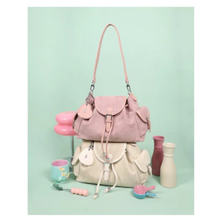 🫒💫🤎Jumino กระเป๋า Cargo ขนมจีบ ทรงHobo มีสาย2เส้น 13 นิ้ว #Ipad ใส่ได้ by 8anglesshop E057