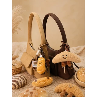 (Gift) ของแถมสำหรับรุ่น Biscuit พวงกุญแจขนมฟูนู่มนิ่ม สำหรับห้อยกระเป๋าตกแต่ง คละแบบ