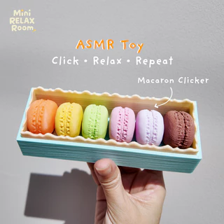 🍬Macaron ASMR Clicker ของเล่นคลายเครียด Fidget Toy เสียง Clicky กดเพลิน ของสะสม ของขวัญ ขนมจิ๋วสุดน่ารัก