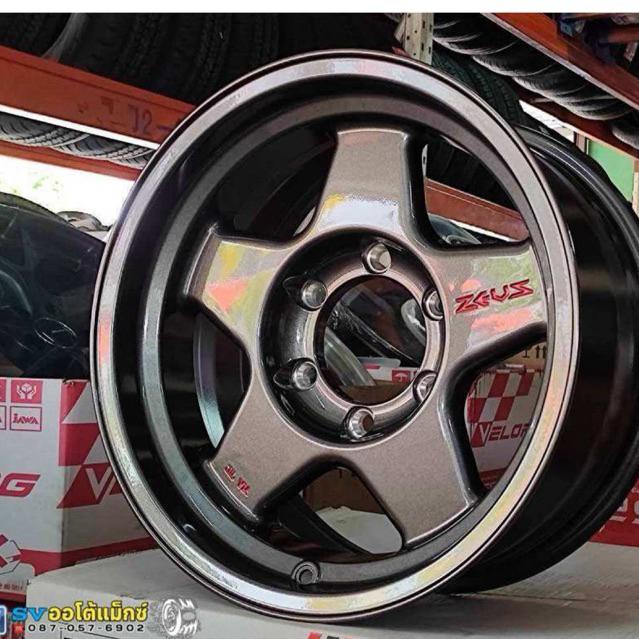 ล้อแม็กซ์ใหม่ Lenso Zeus Bradley ขอบ16/6H139 กว้าง8‘ ออฟ0 (ราคาชุด4วง)
