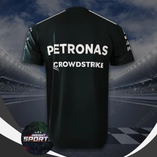 เสื้อ F1 เสื้อคอกลมแขนสั้นฟอร์มูล่าวันทีม ปิโตรนาส #FM0198 พิมพ์ทั้งตัว ไซส์ S-5XL