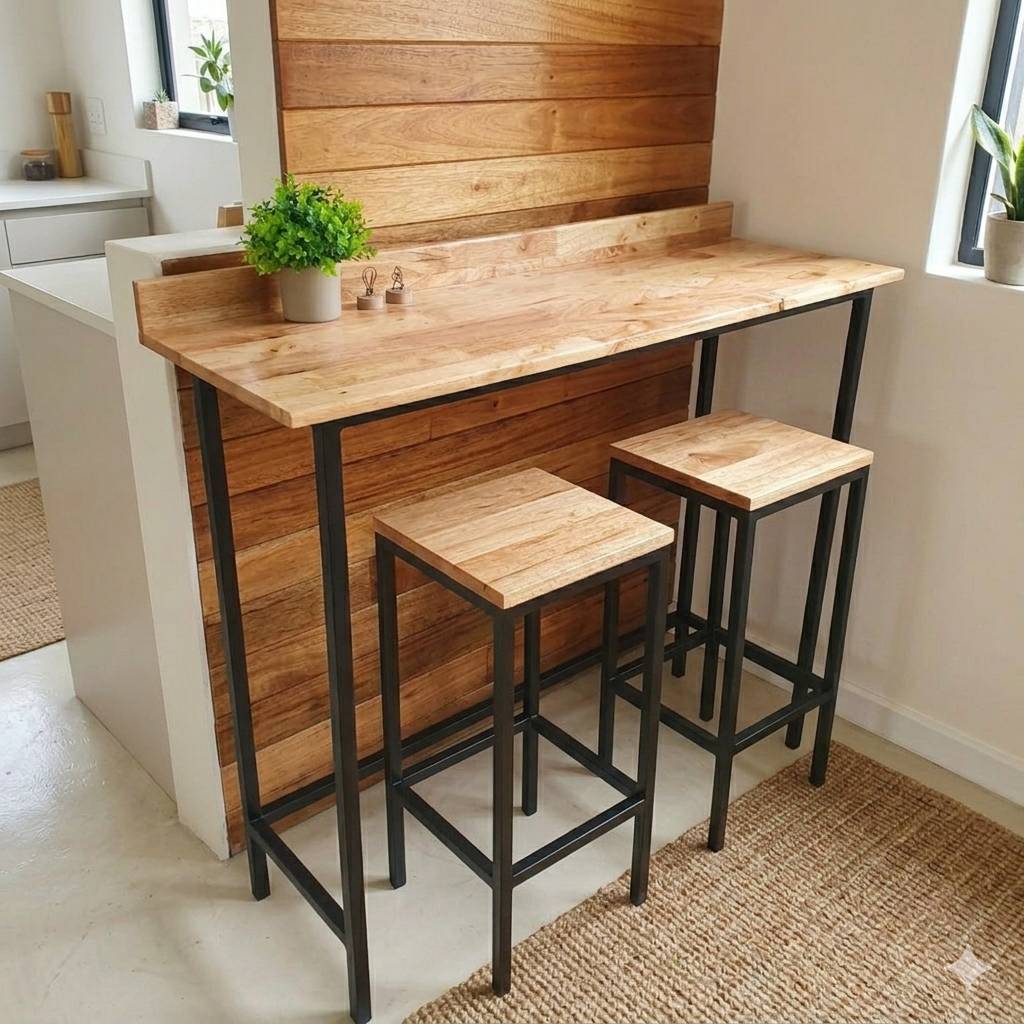MT Designs โต๊ะบาร์ ทรงสูง ตกแต่งร้าน คาเฟ่ งานเชื่อมสำเร็จ แข็งแรงมาก MT118