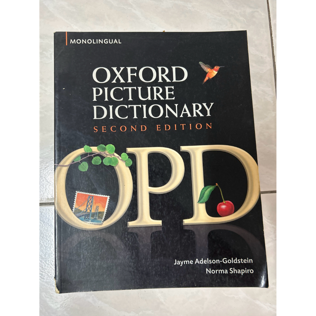 พจนานุกรมรูปภาพอังกฤษ / ไทย the Oxford picture dictionary มือสองมีขีดเขียน 5%