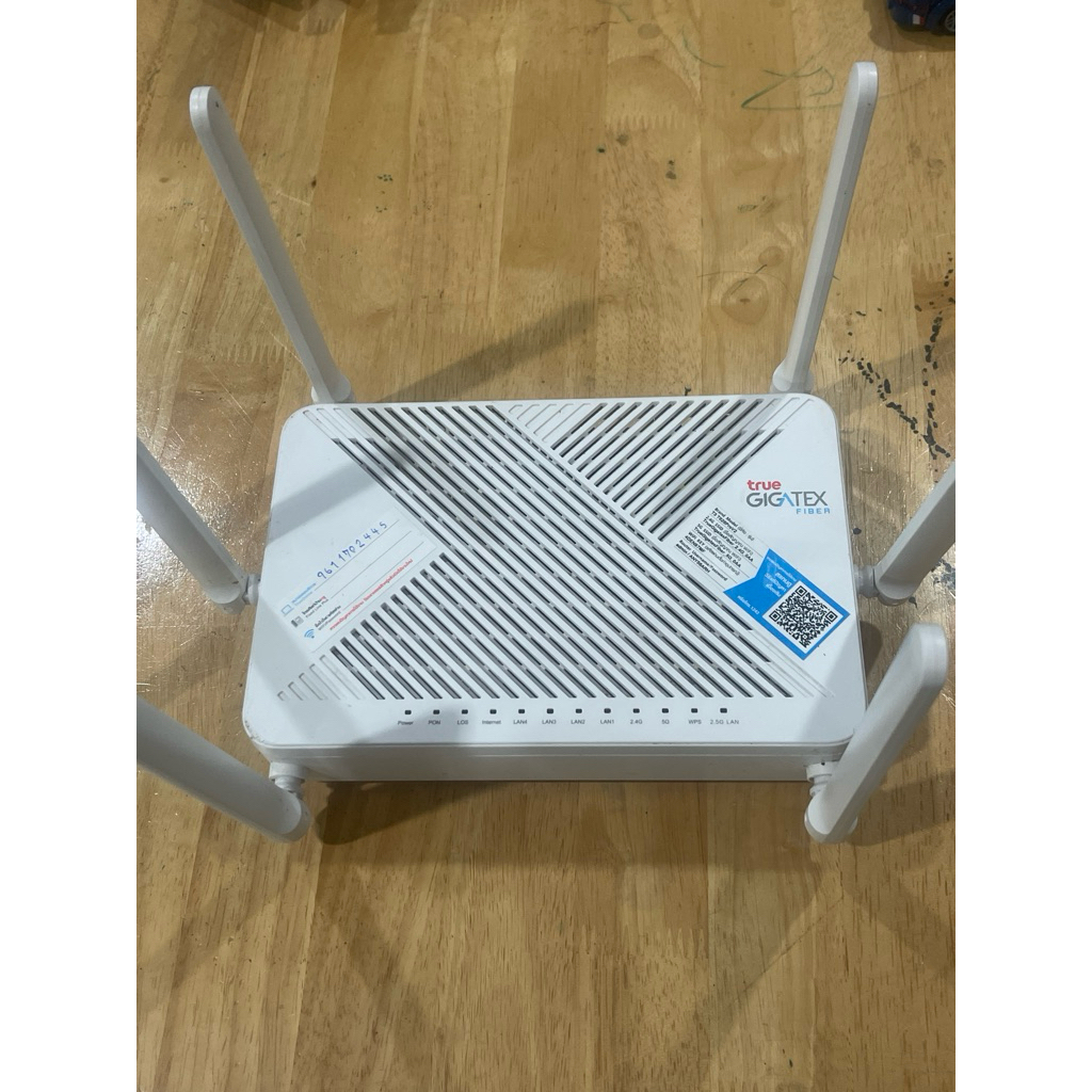 True Gigatex fiber  Wifi6 Ax3000 T626Prov2 ไวไฟ6  มือสองใช้งานได้ปกติ