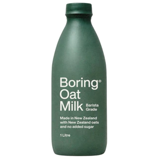 Boring Oat Milk Barista 1Lt. โบริ่ง นมโอ๊ต สูตรบาริสต้า 1 ลิตร
