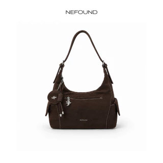 NF26052 NEFOUND กระเป๋าคาร์โก้รุ่น KELA หนังกลับ Premium พร้อมพวงกุญแจ