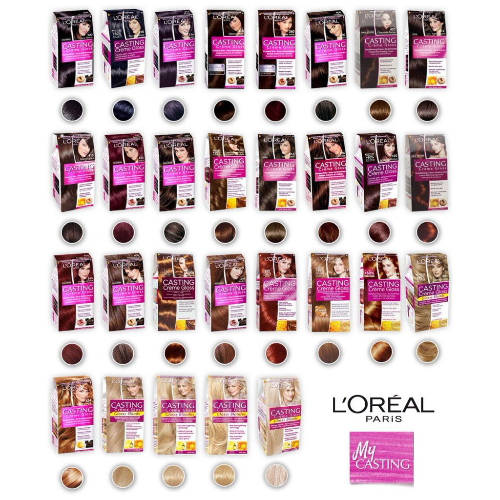 L'Oréal Paris Casting Crème Gloss,Semi-Permanent Hair Dye,Radiant & Natural Colour,No-ammonia,Semi-Permanent Hair Colour