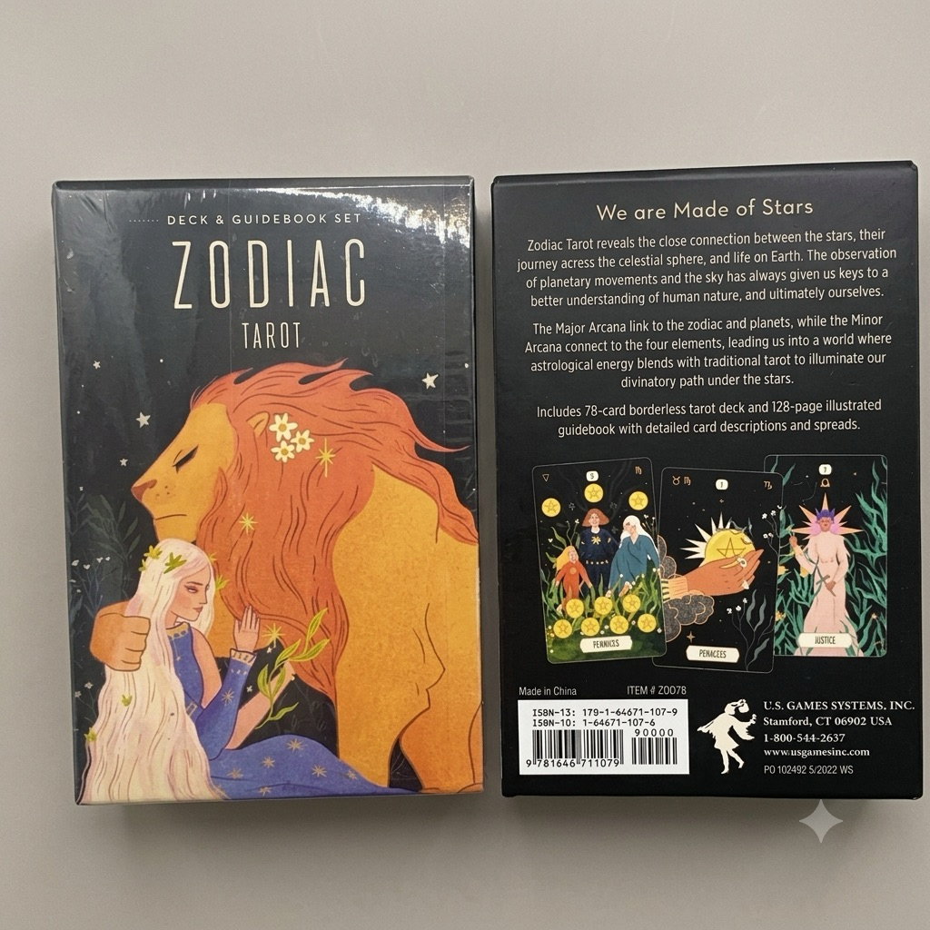 Zodiac Tarot Deck & Book Set ของแท้ มือ1 ในซีล