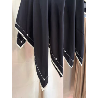 ผ้าคลุมกูลลียะ ไทเกอร์ ปักขอบ ริมลูกไม้ ขนาดใหญ่ M L XL