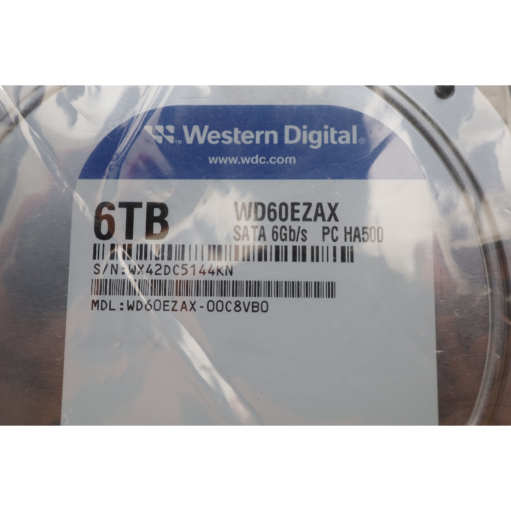 WD Blue HDD 6TB WD60EZAX 5400RPM