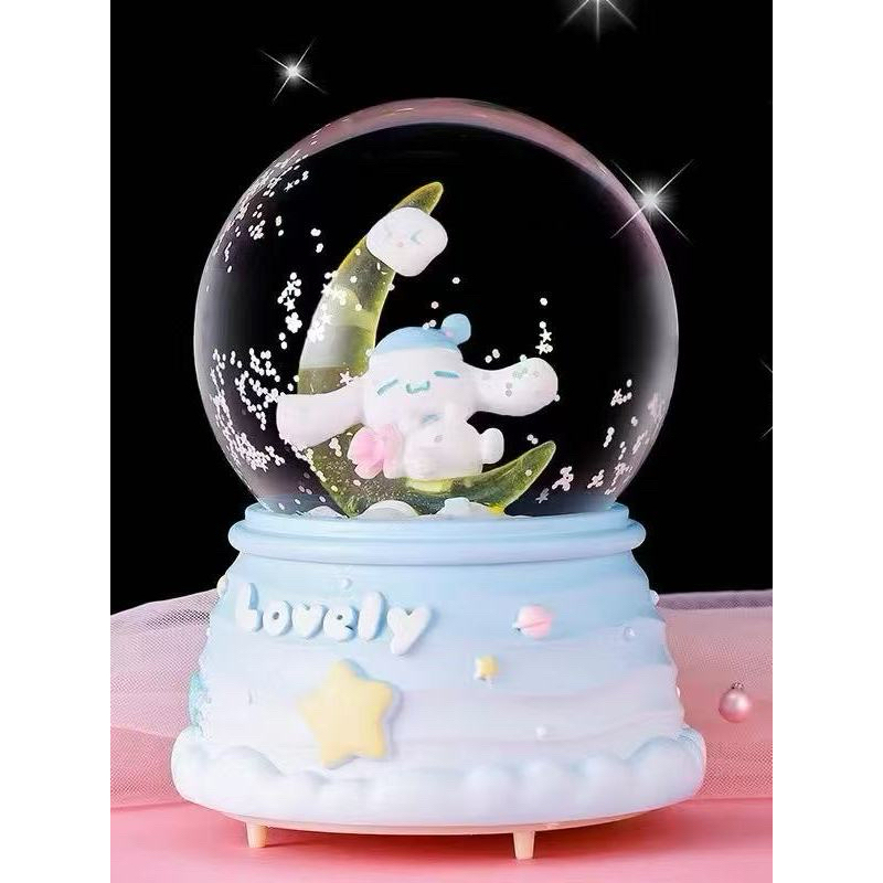 ลูกแก้วหิมะใหญ่ ขนาด80 มีไฟ มีเพลง Cute Crystal Ball ลูกแก้วขนาดใหญ่ ตั้งโต๊ะ ลูกแก้ว ตกแต่ง ของขวัญวันเกิด มีหลายรูปแบบ