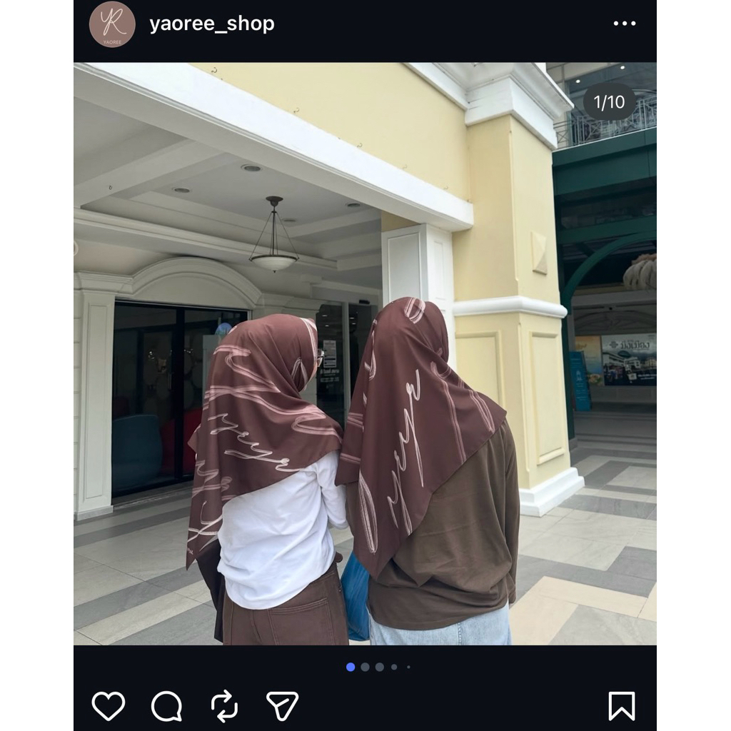 ส่งต่อ hijab brand yaoree  -premium chiffon-