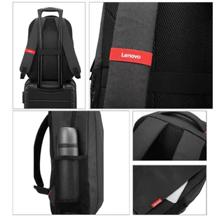 Laptop bag กระเป๋าเป้โน๊ตบุ๊ค Lenovo Q3 รองรับ15.6'' กระเป๋าคอมพิวเตอร์ backpack black travel bag