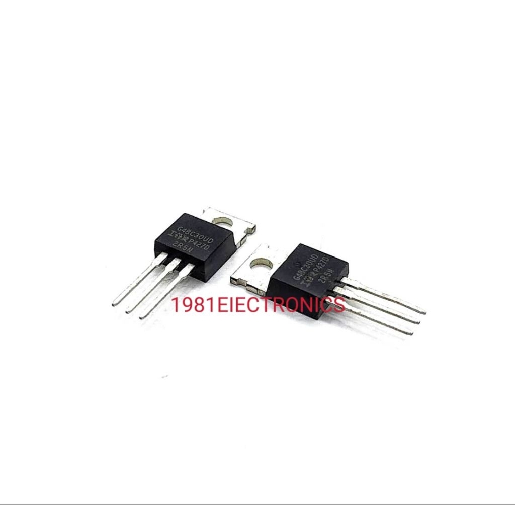 ราคาต่อ 1ตัว 👉👉 G4BC30UD IRG4BC30UD 4BC30UD IGBT 12A 600V  TO-220 ไอจีบีที Standard Speed IGBT