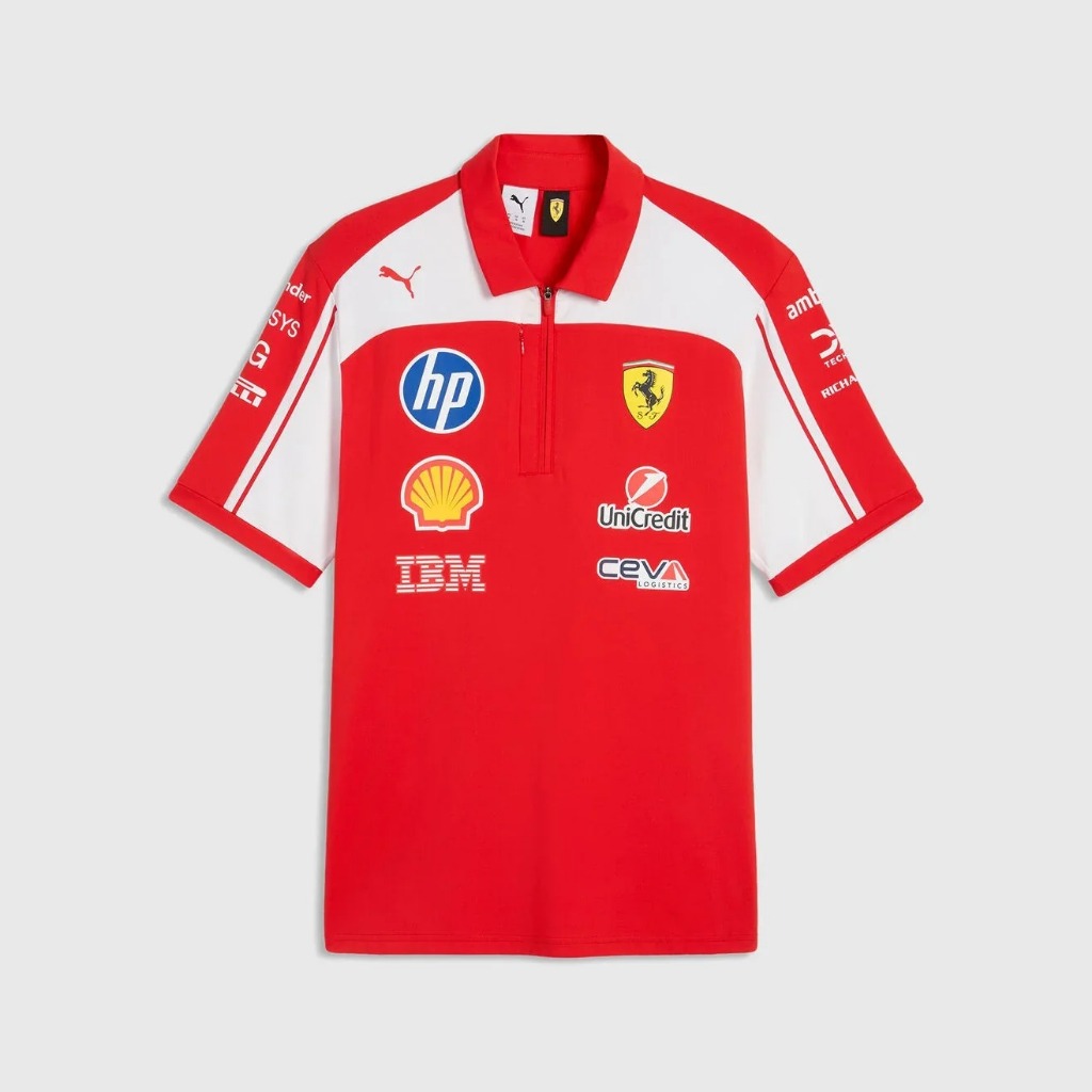 [แถมสินค้าPre ระบุ Size ในคำสั่งซื้อ หรือ แชท ห้ามกดสั่ง] เสื้อ Scuderia Ferrari F1 PUMA 2026 Team Authentic Polo — صورة 5