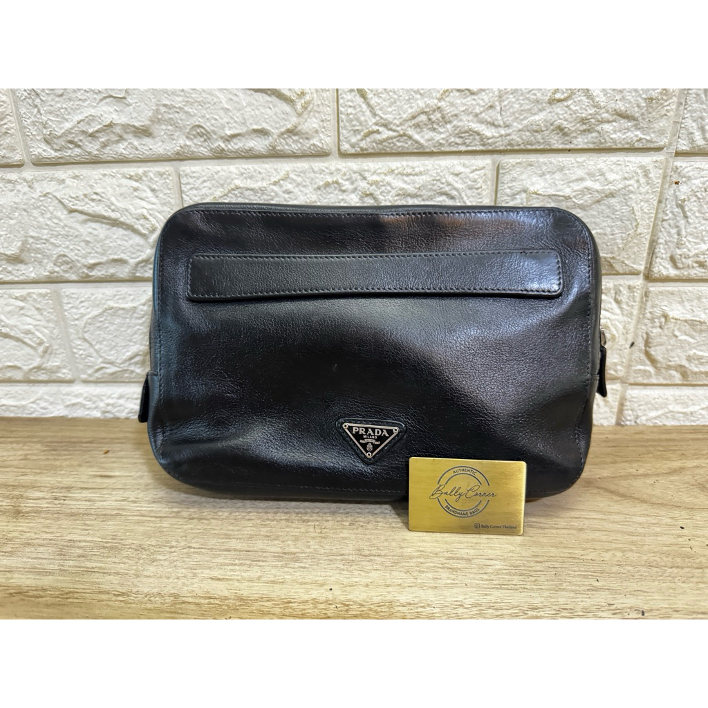 กระเป๋าคลัชท์ Prada มือสอง ของแท้100% Prada Clucth Bag