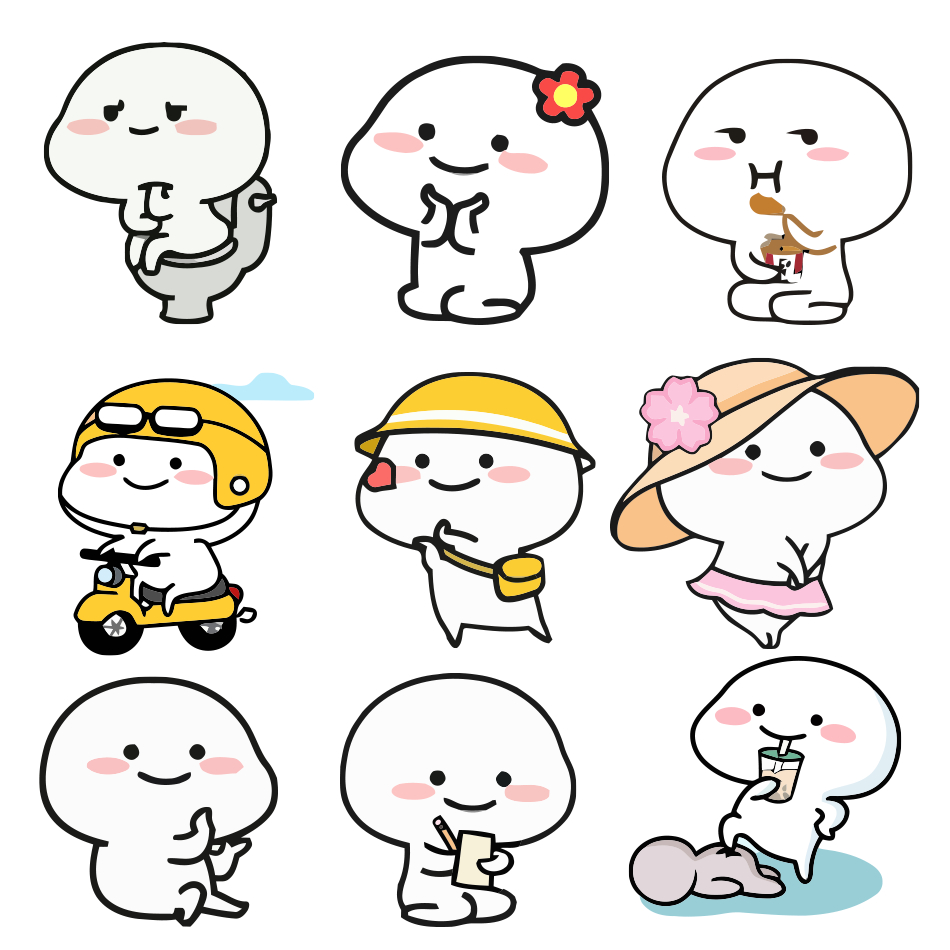 ตัวรีดร้อนลายการ์ตูนน่ารัก Ver.2 ติดได้ทุกเนื้อผ้า ใช้งานง่าย ติดทนนาน เหมาะสำหรับ DIY