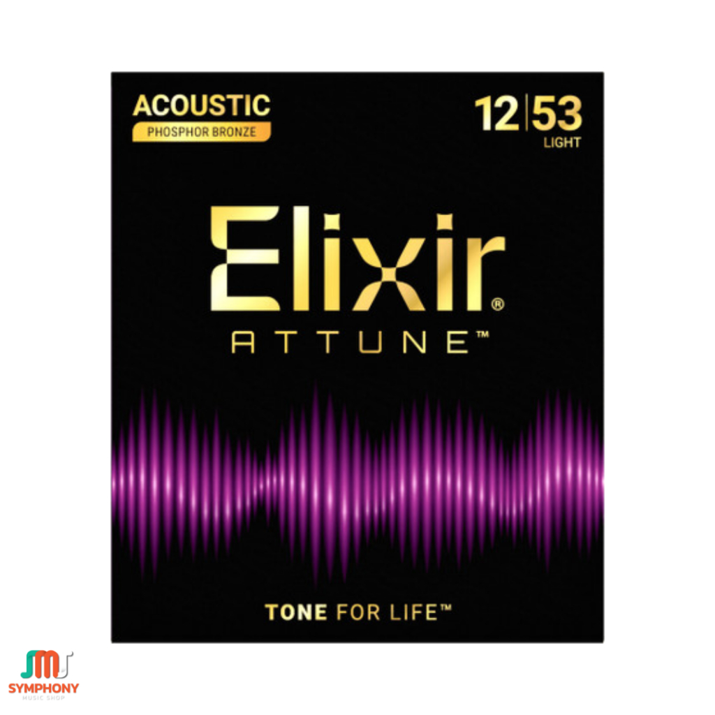 สายกีตาร์โปร่ง Elixir Attune Phosphor Bronze