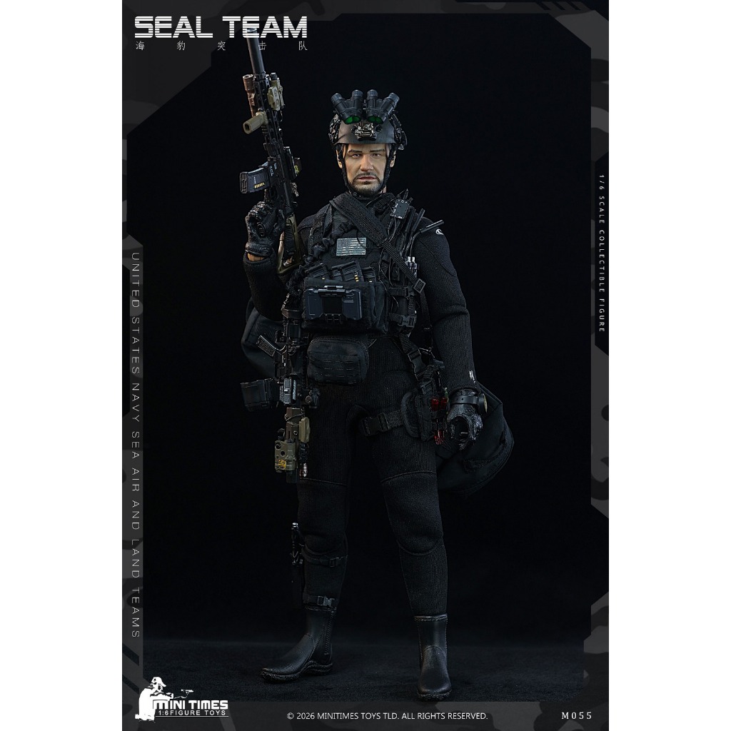 พรีออเดอร์ MINI TIME MT-M055 1/6 United States Navy Sea Air And Land Teams Seal Team