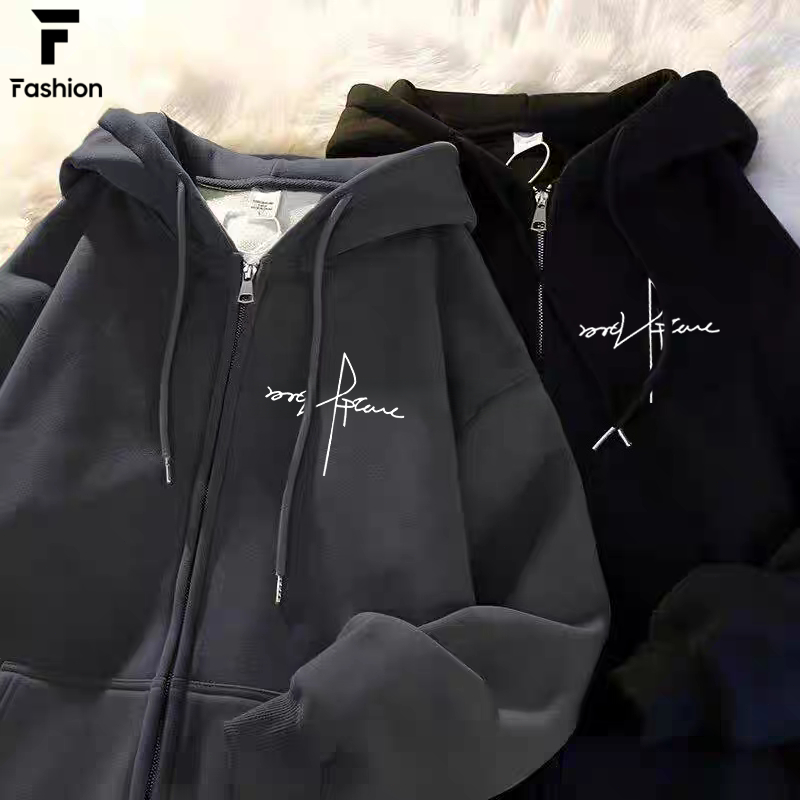 แจ็คเก็ตคู่ ใส่ด้วยกัน! Unisex มีฮู้ด เนื้อนุ่ม กันหนาว ใส่ได้ทั้งผู้ชาย-ผู้หญิง หน้าหนาวนี้ต้องมี