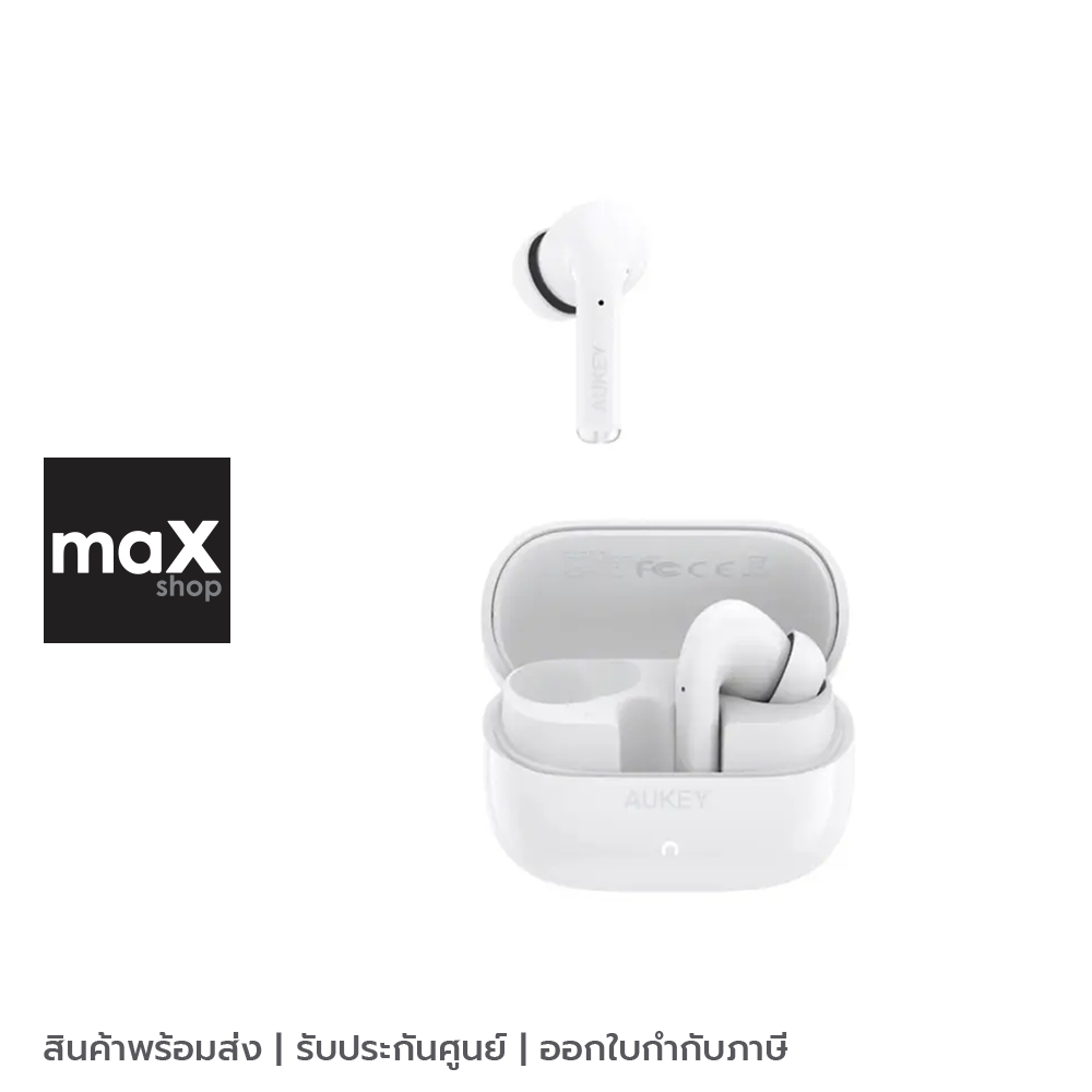AUKEY หูฟังบลูทูธตัดเสียงรบกวน รุ่น EP-B1 สีขาว