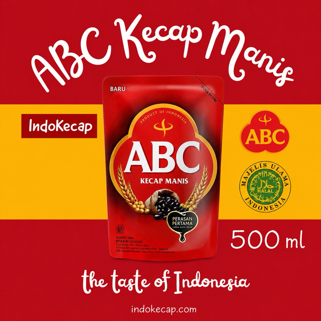 ซอสหวานอินโด ABC Kecap Manis ขนาด 500 ml