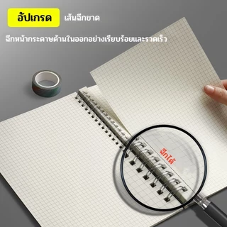 สมุดโน๊ตขนาด A5/A6/B5 สมุดโน้ตขนาดใหญ่แบบเรียบง่าย พิเศษสำหรับนักเรียนมัธยมปลายและนักศึกษาวิทยาลัย ตารางไดอารีสแควร์