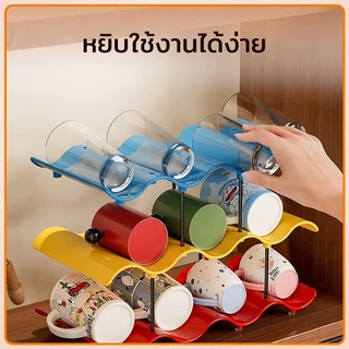 ที่วางขวดน้ํา 2/3/4 ชั้น ช่องใส่ขวดน้ำ วางซ้อนกันได้ ที่วางขวดไวน์ ชั้นวางแก้วอเนกประสงค์