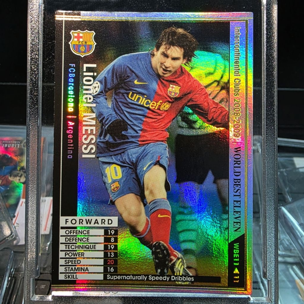 การ์ดฟุตบอล เมสซี่ Messi ยุคแรก การ์ดและสติกเกอร์ Panini ปีลึก ยุควินเทจ