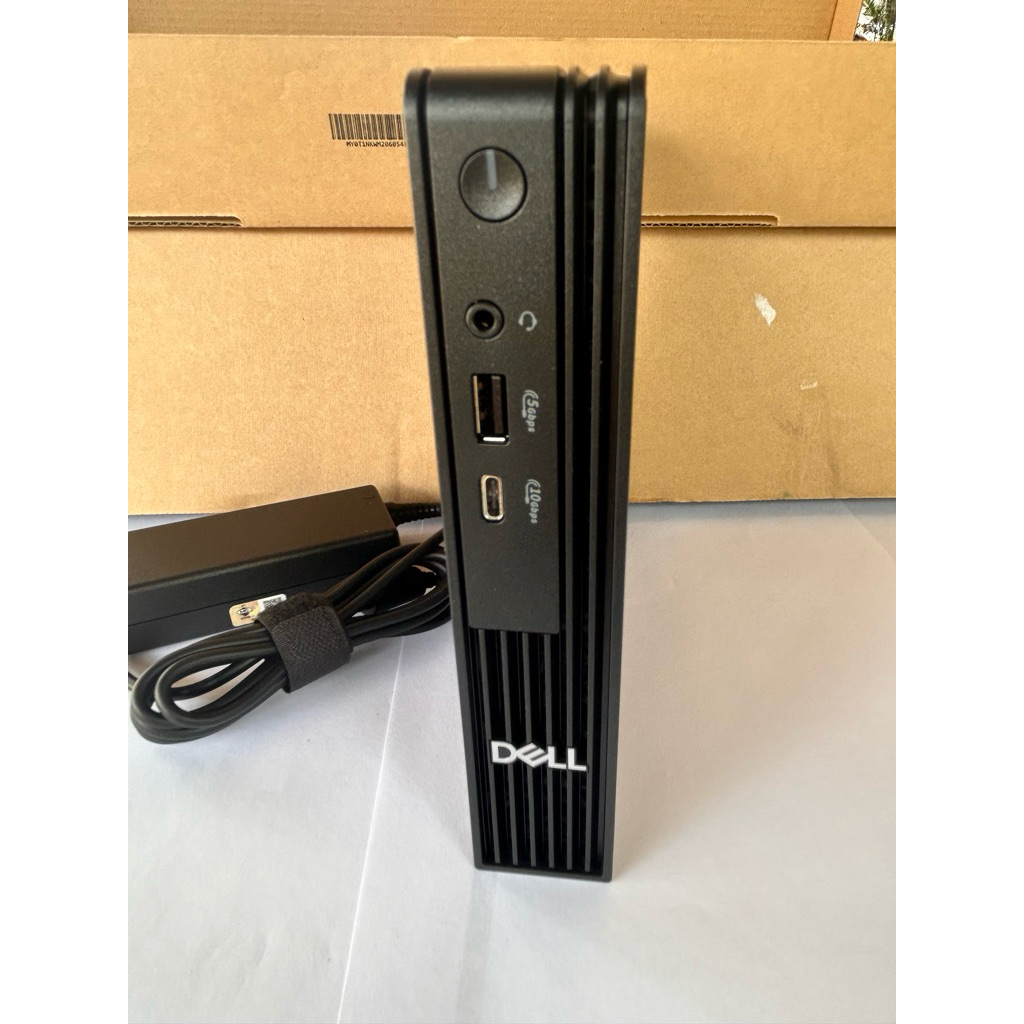 Dell Pro Micro QCM1250 คอมจิ๋วมือ1 i3-14100T 8GB 256GB Win11Pro ประกัน Dell 5ปี ของแท้ครบกล่อง