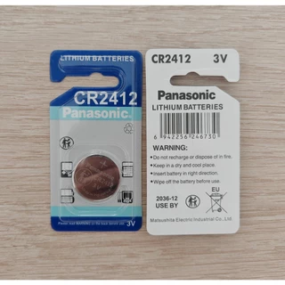 🔘 ถ่านกระดุม CR2412 Lithium battery ของแท้แพค 1 ก้อน 🔘