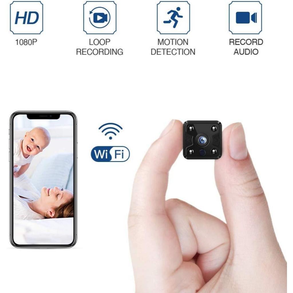 X6 กล้อง​จิ๋ว​ กล้อง​วงจรปิด​ กล้อง​mini wificamera​ FHD1080P​