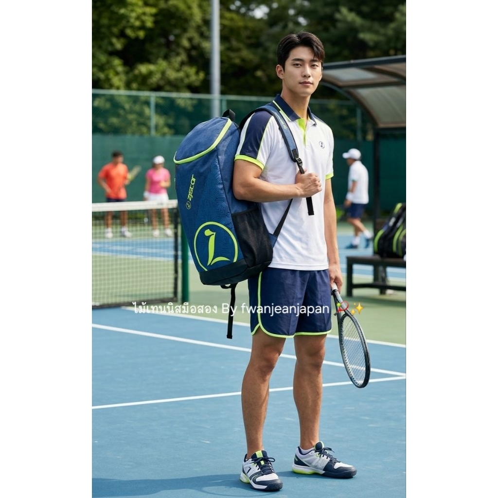 ✨️A198 🎾 [ขาย] กระเป๋าใส่ไม้เทนนิส / แบดมินตัน Zjstar (เป้สะพายหลัง) มือสอง สภาพสวยๆ 90%++