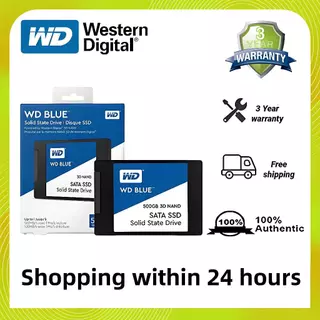 【จัดส่งตลอด 24 】250GB 500GB 1TB Blue SA510 SSD Solid state drives 6.0Gb/s Internal hard drive SATA3 2.5''