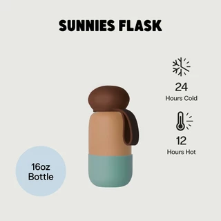 Sunnies Flask 16oz Bottle (Ready Made กระบอกน้ำขนาด 16 ออนซ์)