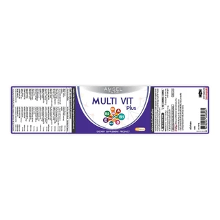 Amsel MultiVit Plus Mineral อาหารเสริมวิตามินรวม (40 แคปซูล)